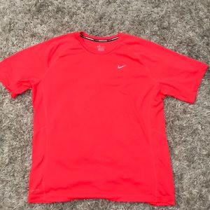 NEON ORANGE Nike Running DRI-Fit XL shirt.